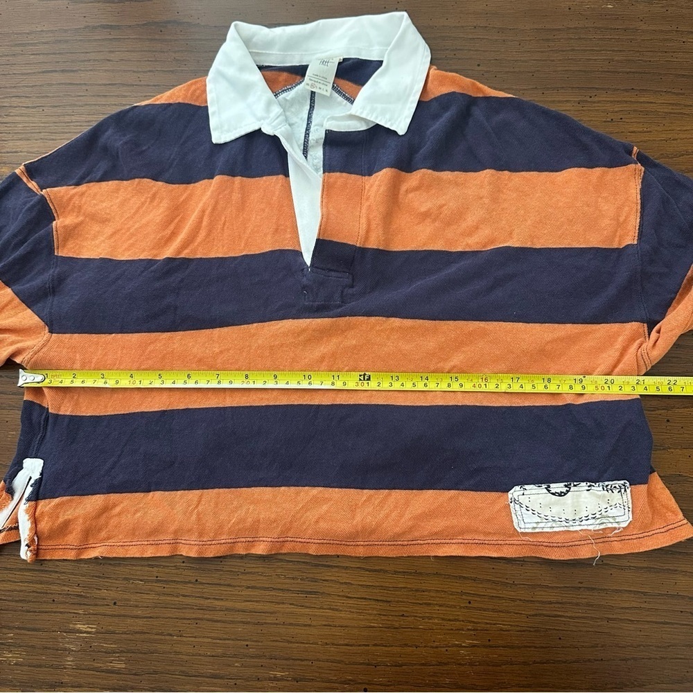 free people red zone rugby cropped polo XS - Picture 5 of 7